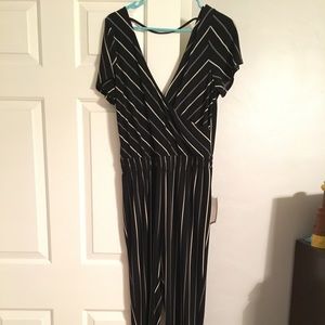 Pinstripe Jumpsuit